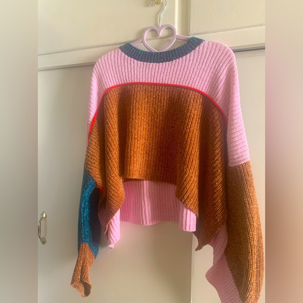 Urban Outfitters soft color block sweater